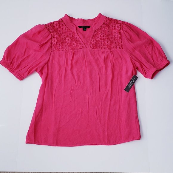 ZAC & RACHEL Lace Short Sleeve Top - Picture 6 of 8